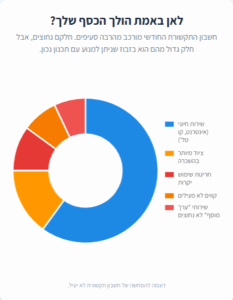 חשבונות תקשורת - לאן הולך הכסף